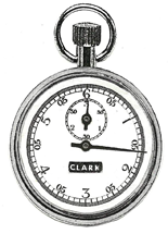 Fiftieth Sec. Plain Timer Stopwatch 